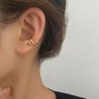 Layered Ear Cuff 1 Pc - Multiple Layer Metal Non Ear Holes Ear Cuff - One Size
