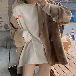 Loose-fit Printed T-shirt / Loose-fit Blazer