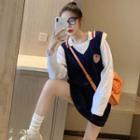 T-shirt / Collared Vest / Set