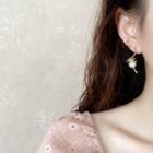 Twisted Pearl Earrings  - As Shown In Figure