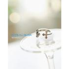 Double Cross Silver Ring