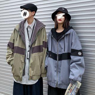 Contrast Cargo Jacket