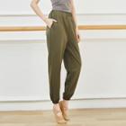 High Waist Straight Leg Jogger Pants
