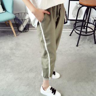 Panel Capri Harem Pants