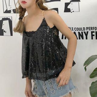 Chain Accent Camisole Top