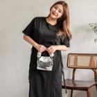 Plus Size Tie-side T-shirt Dress