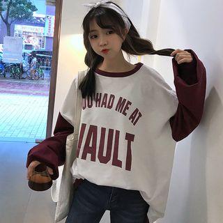 Oversized Letter Sweatshirt