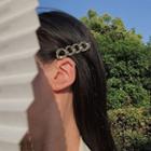 Alloy Chunky Chain Hair Clip 1 Pc - As Shown In Figure - One Size