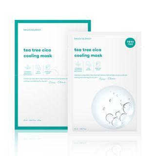 Peach C - Beauty By Peach Tea Tree Cica Cooling Mask Set 25ml X 10 Pcs