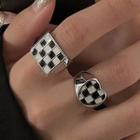 Checkerboard Open Ring