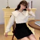 Long-sleeve Shirt / Sleeveless Knit Dress