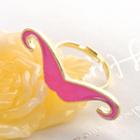 Moustache Ring Gold - One Size