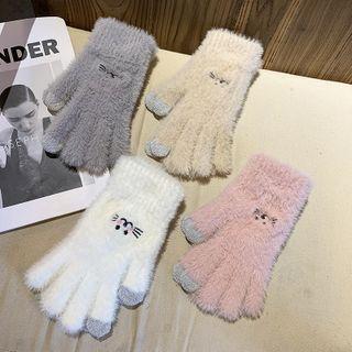 Cat Yarn Gloves