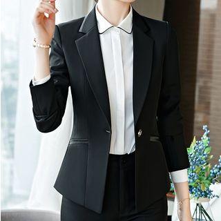 Slim Fit Blazer / Plain Skirt/ Slim Fit Pants/ Shirt
