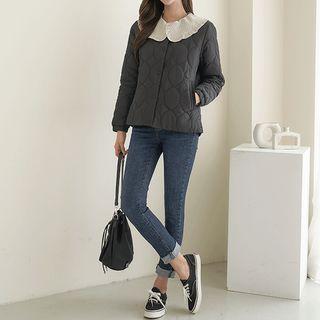 Button-side Quilted Padded Jacket