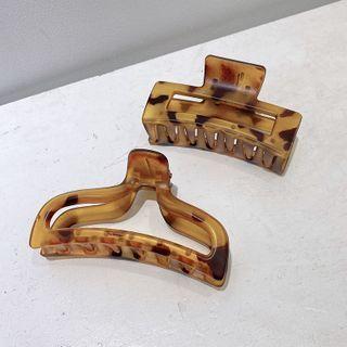 Leopard Print Acrylic Hair Claw