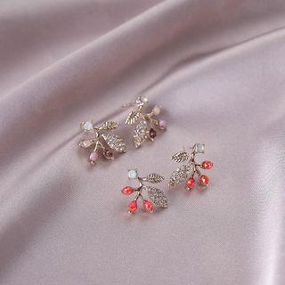Rhinestone Branches Stud Earring
