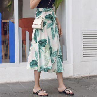 Lace-up Medium Long Skirt As Shown In Figure - One Size
