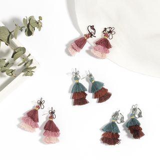 Tasseled Earring / Clip-on Earring