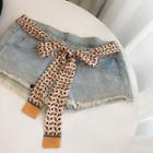 Patterned Fabric Belt