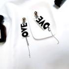 Letter Drop Earring
