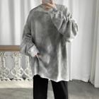 Dye Print Oversize Pullover