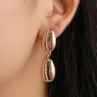 Shell Alloy Dangle Earring