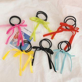 Set Of 2: Fabric Bow Hair Tie