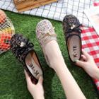 Bow Tweed Mules