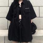 Short-sleeve Pocket Cargo Jacket
