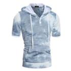 Tie-dye Short-sleeve Hoodie