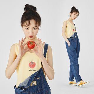 Tomato Print Tank Top
