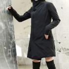 Turtleneck Zip Coat