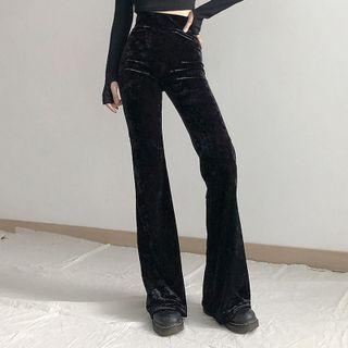 Flared Velvet Pants
