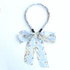 Embellished Hair Band With Ribbon