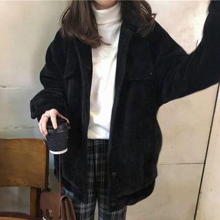 Button Jacket Black - One Size