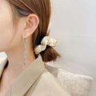 Asymmetrical Alloy Fringed Earring E2674 - Silver - One Size