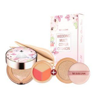 Merbliss - Wedding Multi Cover Cushion Spf50+ Pa+++ With Refill #21