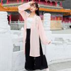 Embroidered Hanfu Camisole Top / Jacket / Wide Leg Pants