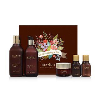 Beyond - Timeless Premium Skin Care Set: Cell Booster 150ml + 35ml + Cell Moisturizer 130ml + 35ml + Phytoplacenta Cream 40ml 5pcs