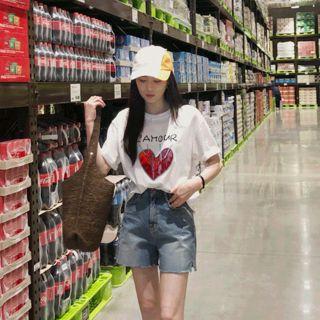Heart Patterned T-shirt
