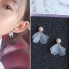 Floral Drop Earring / Clip-on Earring