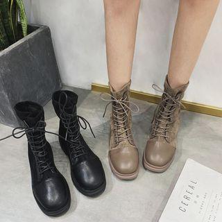 Lace-up Shorts Boots