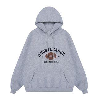 Rugby Embroidered Hoodie