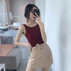 Colorblock Camisole/skirt