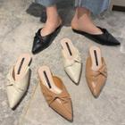 Pointy Knotted Mules