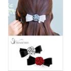 Colored Flower Ribbon Hair Pin