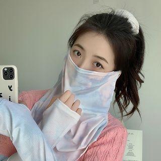 Tie Dye Sun Protection Face Cover / Arm Sleeves / Set