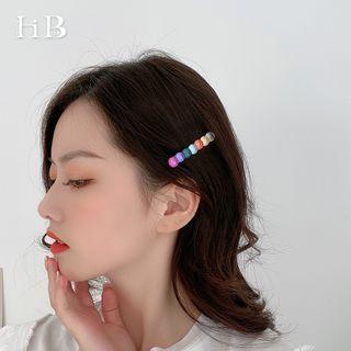 Bead Hair Pin Rainbow - One Size