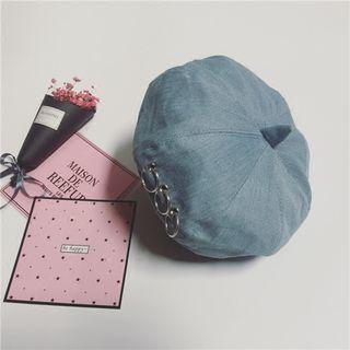 Ring Detail Octagonal Beret